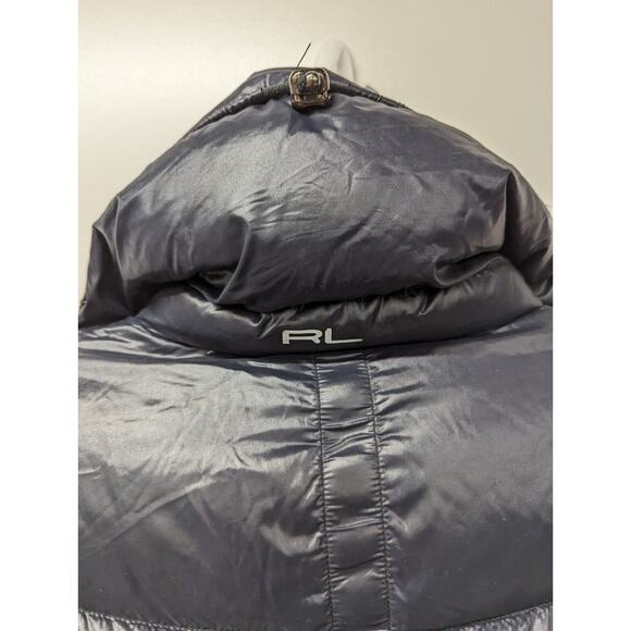 Ralph Lauren RLX Women's Puffer Down Vest Blue Full Zip Size Small - Picture 5 of 5
